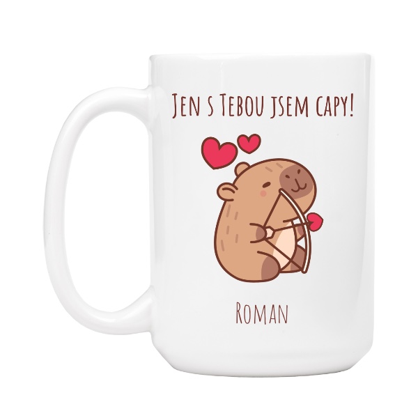 Zamilovaná capybara se jménem pro chlapce