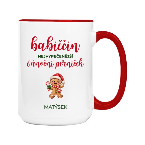 Babiččin nejvypečenější perníček chlapeček se jménem