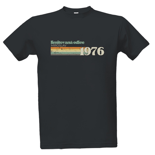 Limitovaná edice 1976 retro pruhy se jménem