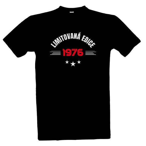 Tričko s potiskem Limitovaná edice 1976 s hvězdami