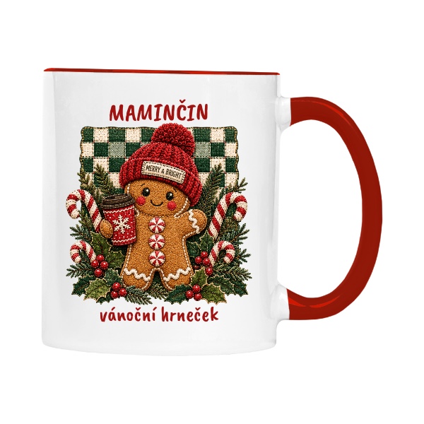 Maminčin vánoční dárek s roztomilým perníčkem