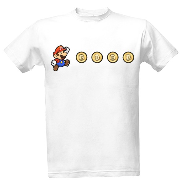 Tričko s potiskem mario