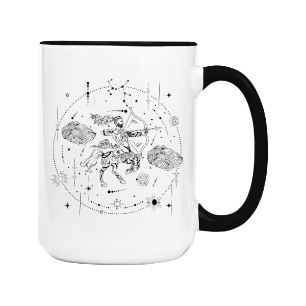 Mystická geometrie znamení horoskopu STŘELEC