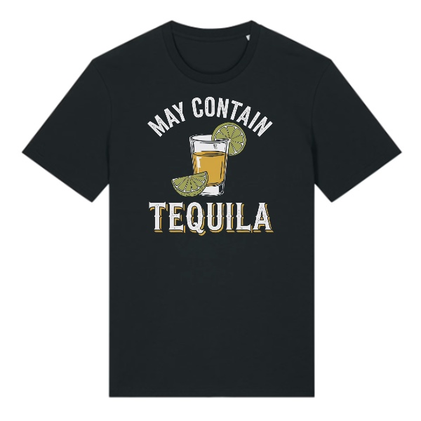 Tričko s potiskem Nápis May Contain Tequila