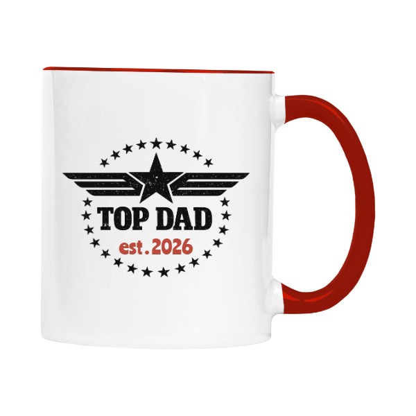 Nápis Top Dad s upravitelným rokem