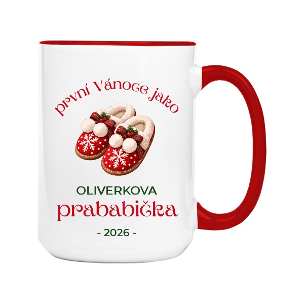 První Vánoce jako prababička papuče