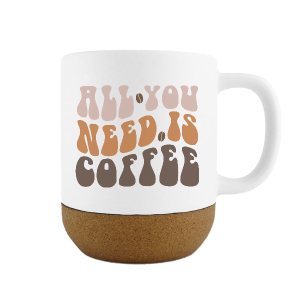 Retro nápis All you need is coffee