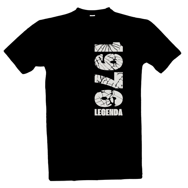 rok 1976 legenda narozeninový dárek světlý tisk