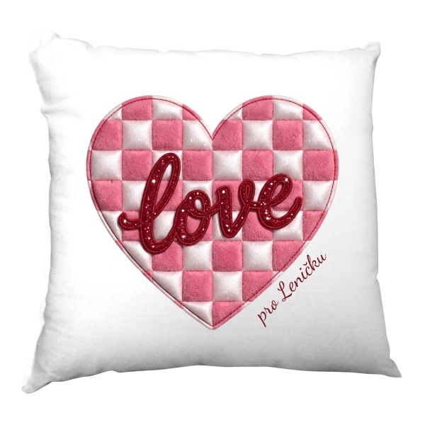 Srdce a nápis love se jménem
