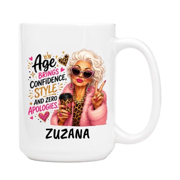 Stylová dáma seniorka se jménem