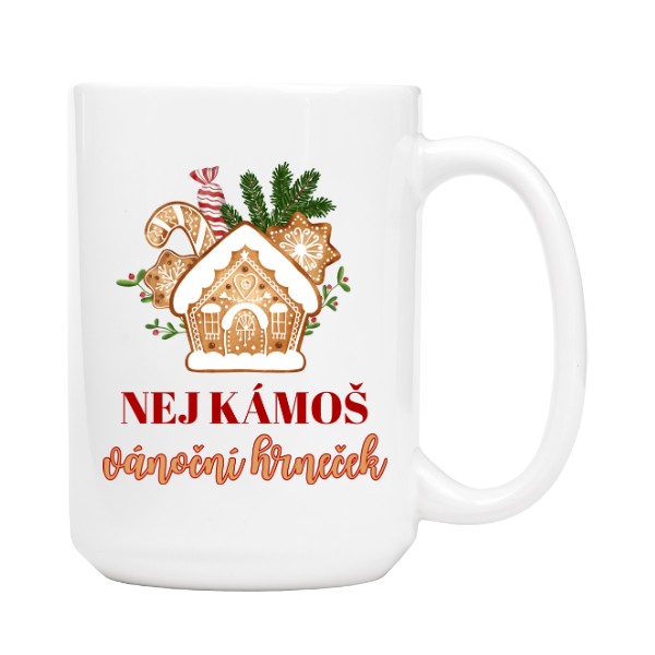 Vánoční design pro nej kámoše s perníkovým domečkem