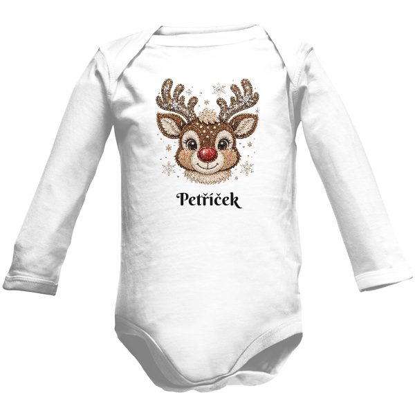 Vánoční jelínek se jménem