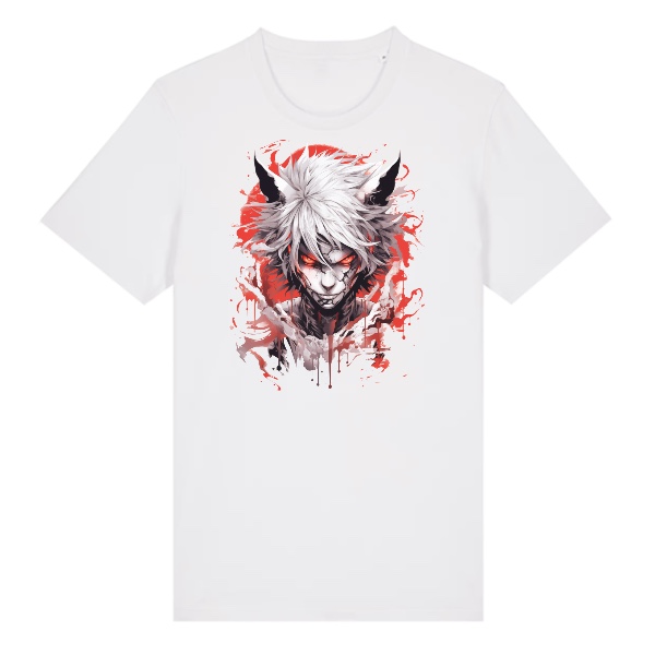 Tričko s potiskem Vlčí anime démon